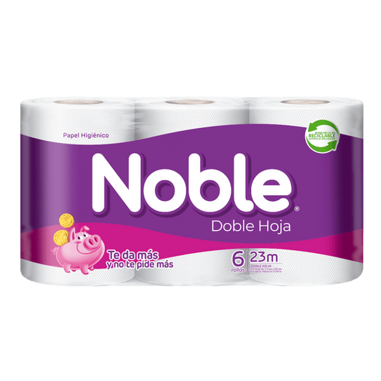 PAPEL HIGIENICO NOBLE (X6 UNIDADES)