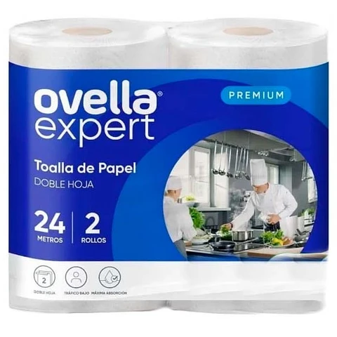 Manga Toalla Ovella Expert (x2 rollos)