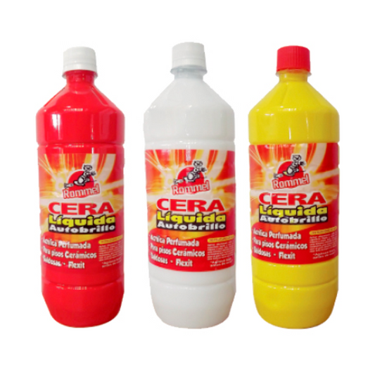 Cera autobrillo roja 1Lt