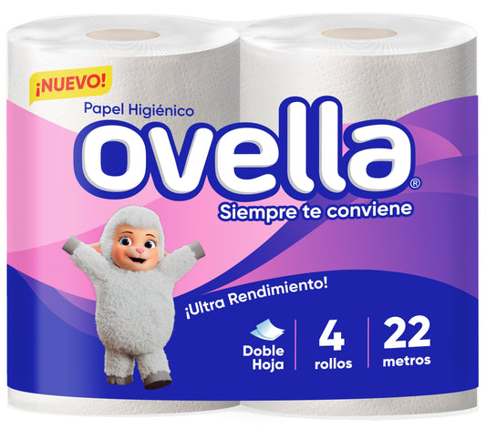 PAPEL HIGIENICO OVELLA 22 MTS